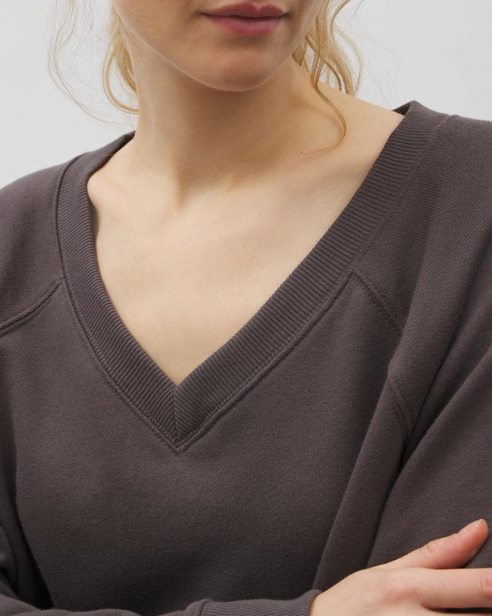 Soma / V-Neck Sweatshirt GALAXY GRAY