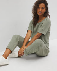 Soma / Cotton Terry Dolman Top HEATHER HIGHLANDS