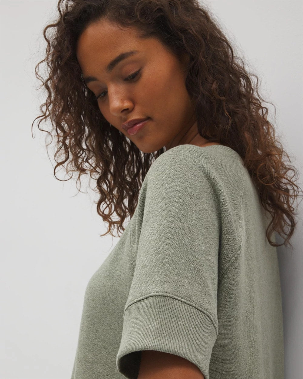Soma / Cotton Terry Dolman Top HEATHER HIGHLANDS