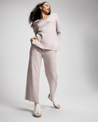 Soma / Premier Knit Rib Straight Leg Pant GRAY GLASS