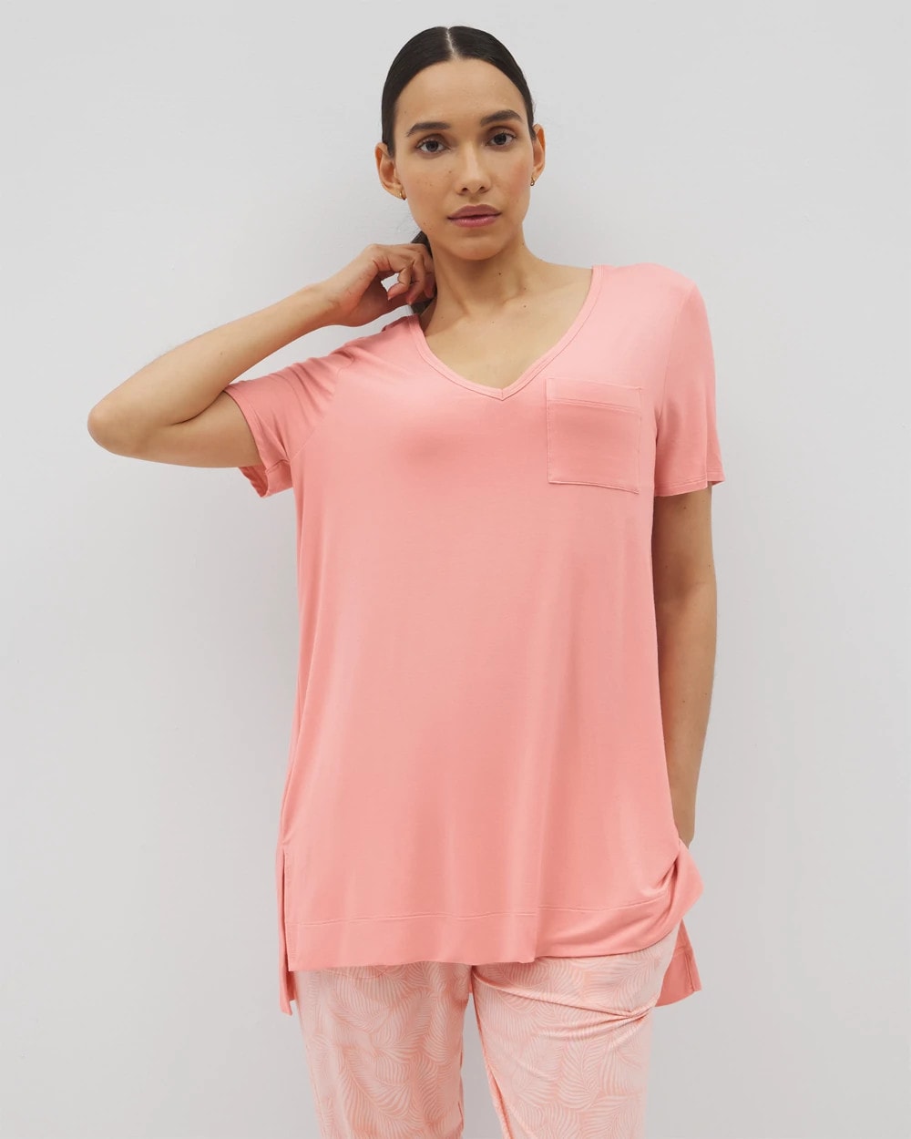 Soma / Short Sleeve Pajama Tunic Tee PALOMA GLOW