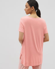 Soma / Short Sleeve Pajama Tunic Tee PALOMA GLOW