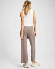 Soma / Premier Knit Sweater Wide Leg Pant HEATHER FAWN