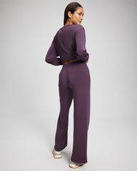Soma / Modern Modal Straight Leg Pant PLUM PERFECT