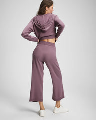 Soma / Cotton Sweater Crop Pant PURPLE FLINT