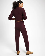 Soma / Premier Knit Straight Leg Ankle Pant MERLOT