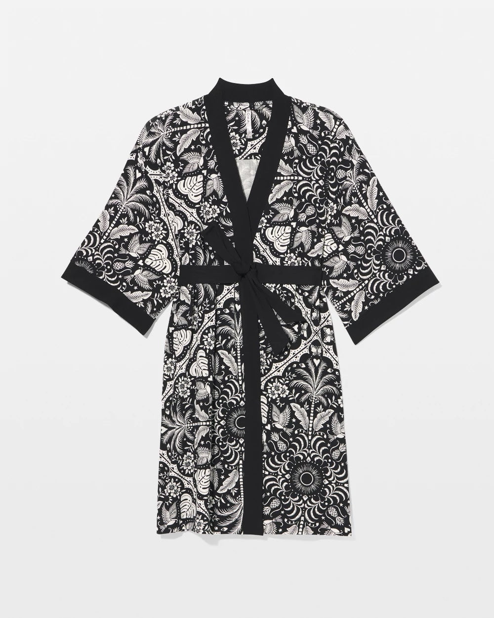 Soma / Short Robe AMAZONIA TILE BLACK