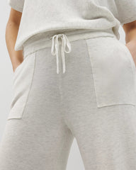 Soma / Sweater Wide-Leg Crop Pant HEATHER CRYSTAL