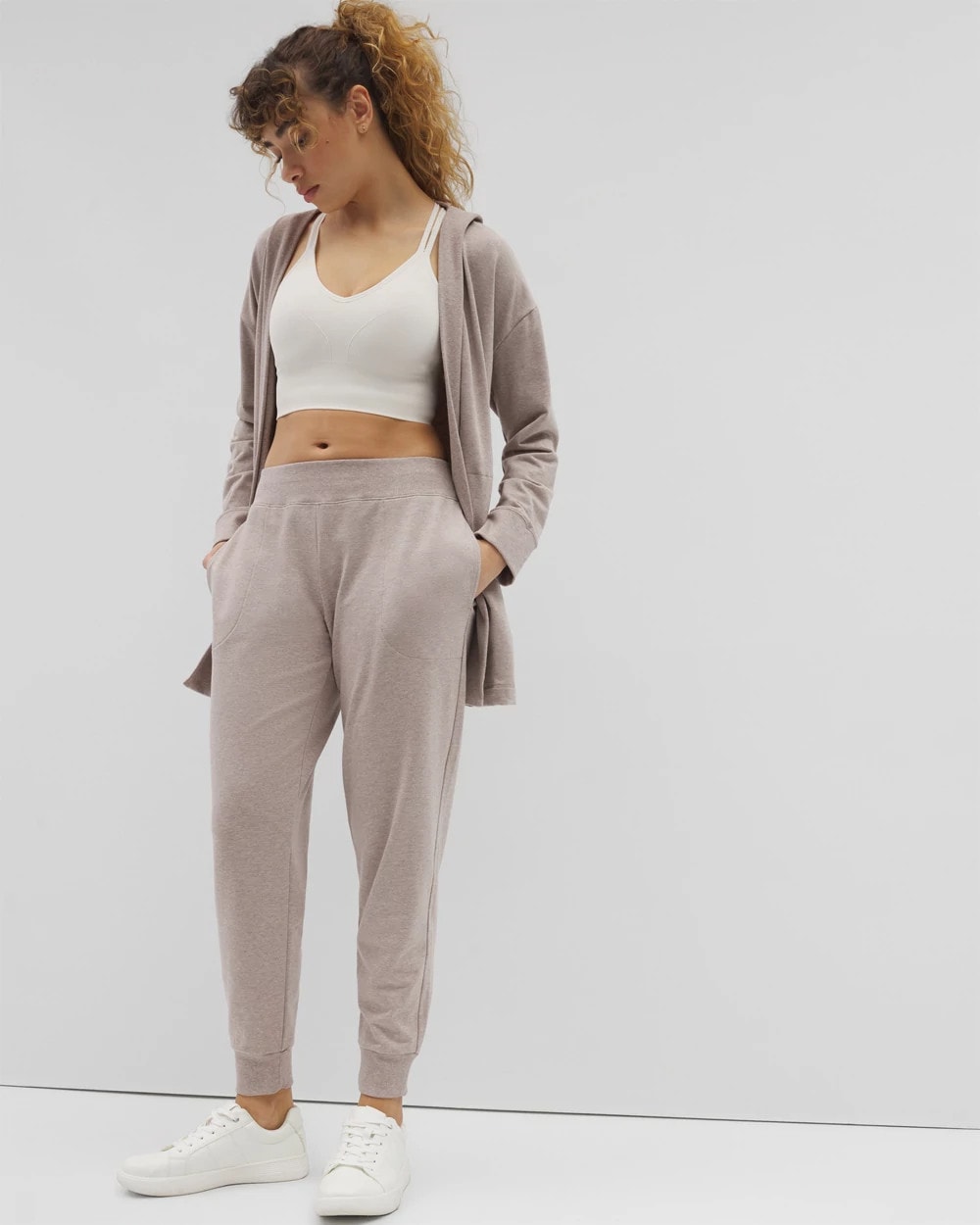 Soma / Essential Terry Jogger HEATHER MINK