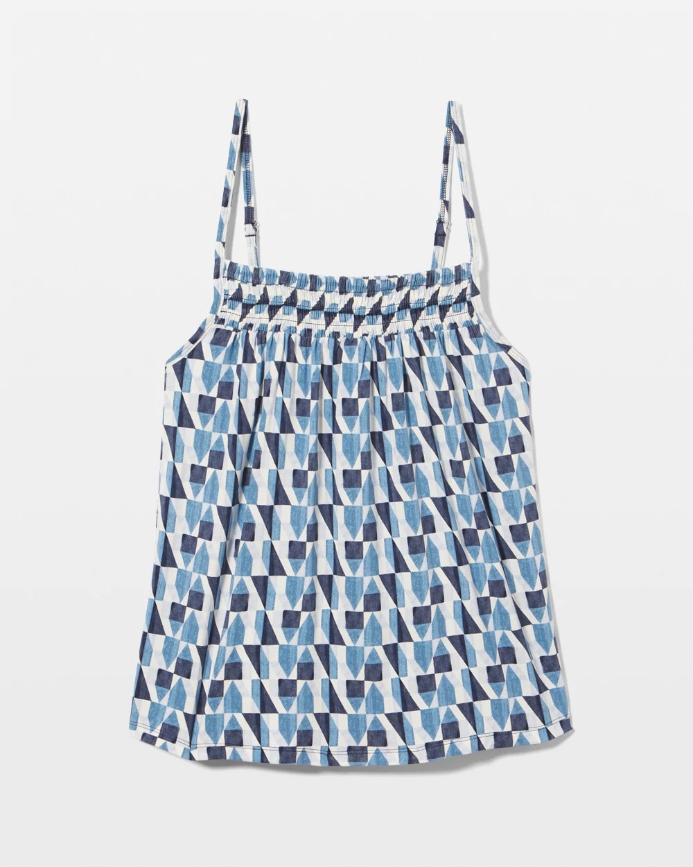 Soma / Smocked Pajama Cami PRISM GEO MID NAVY