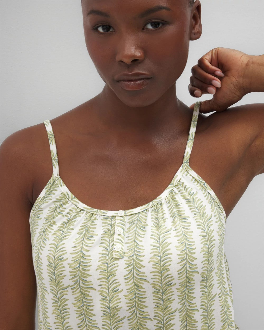 Soma / Cool Nights Pajama Cami CHILL STRIPE CHAMPAGNE