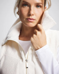 Soma / Sherpa Zip Up Vest IVORY