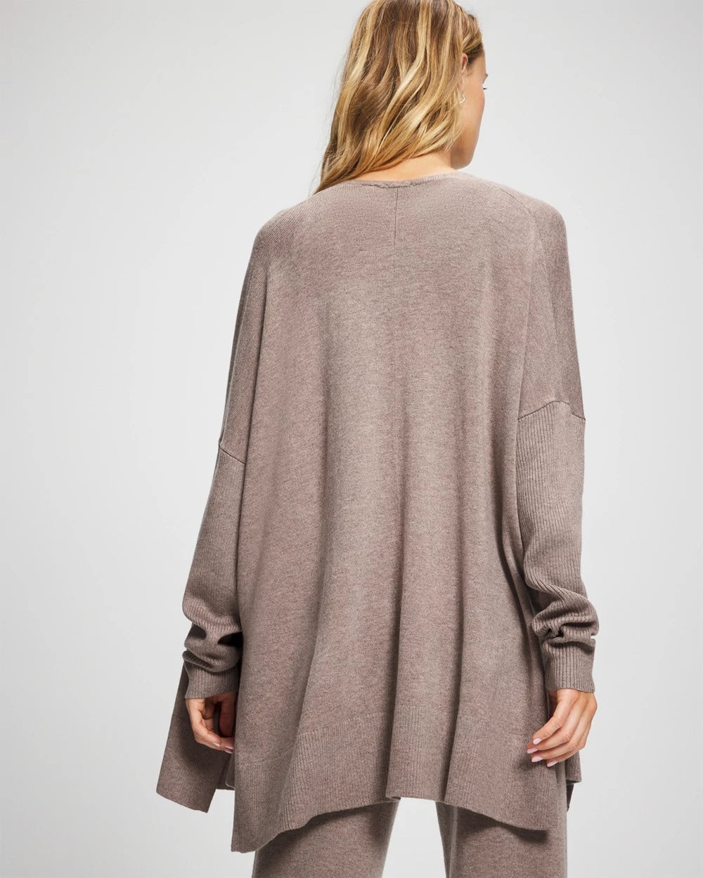 Soma / Premier Knit Sweater Wrap HEATHER FAWN