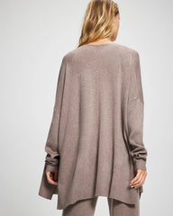 Soma / Premier Knit Sweater Wrap HEATHER FAWN