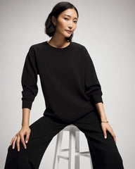 Soma / Modern Modal Crewneck Sweatshirt BLACK