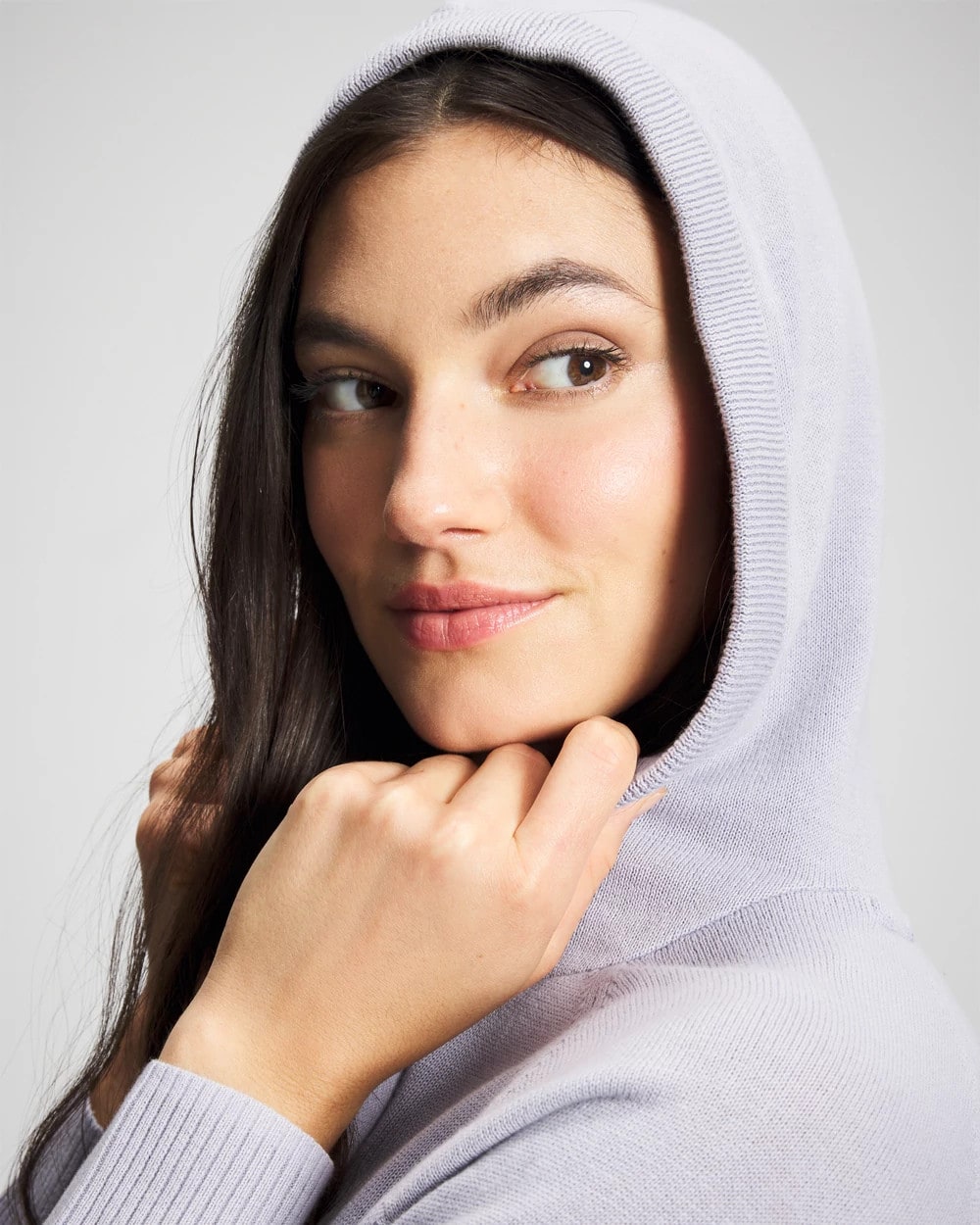 Soma / Cotton Sweater Hoodie MOONSTONE