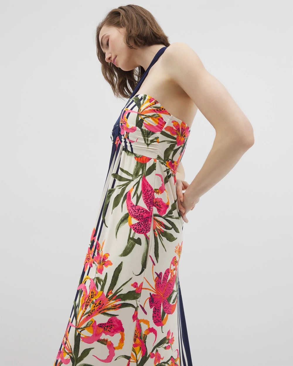 Soma / Retreat Maxi Bra Dress LE TIGRE FLORA BDR PARCH