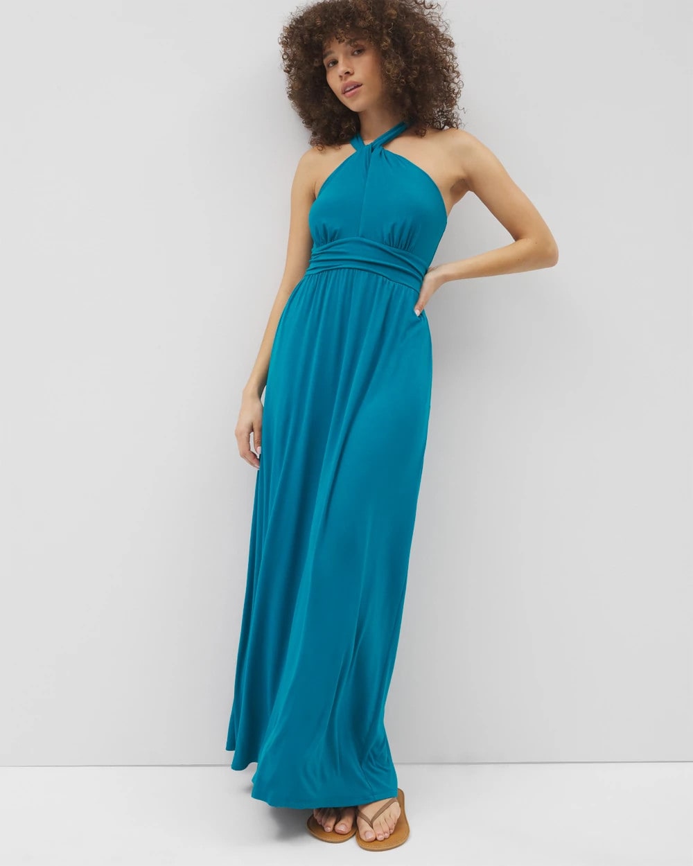 Soma / Bayside Halter Maxi Bra Dress DEEP POSEIDON