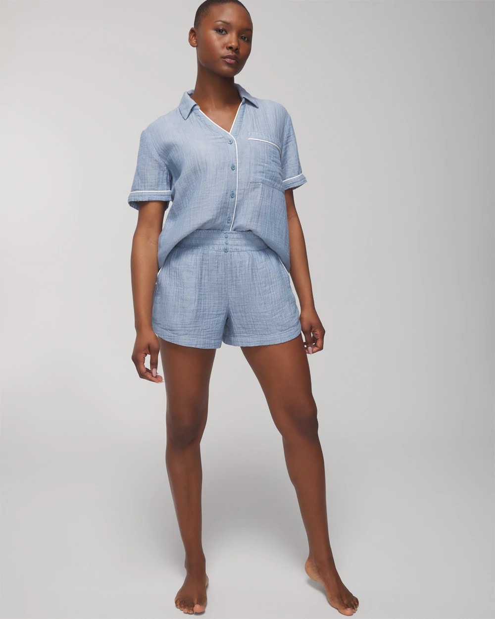 Soma / Pajama Shorts CROSSDYE VINTAGE INDIGO
