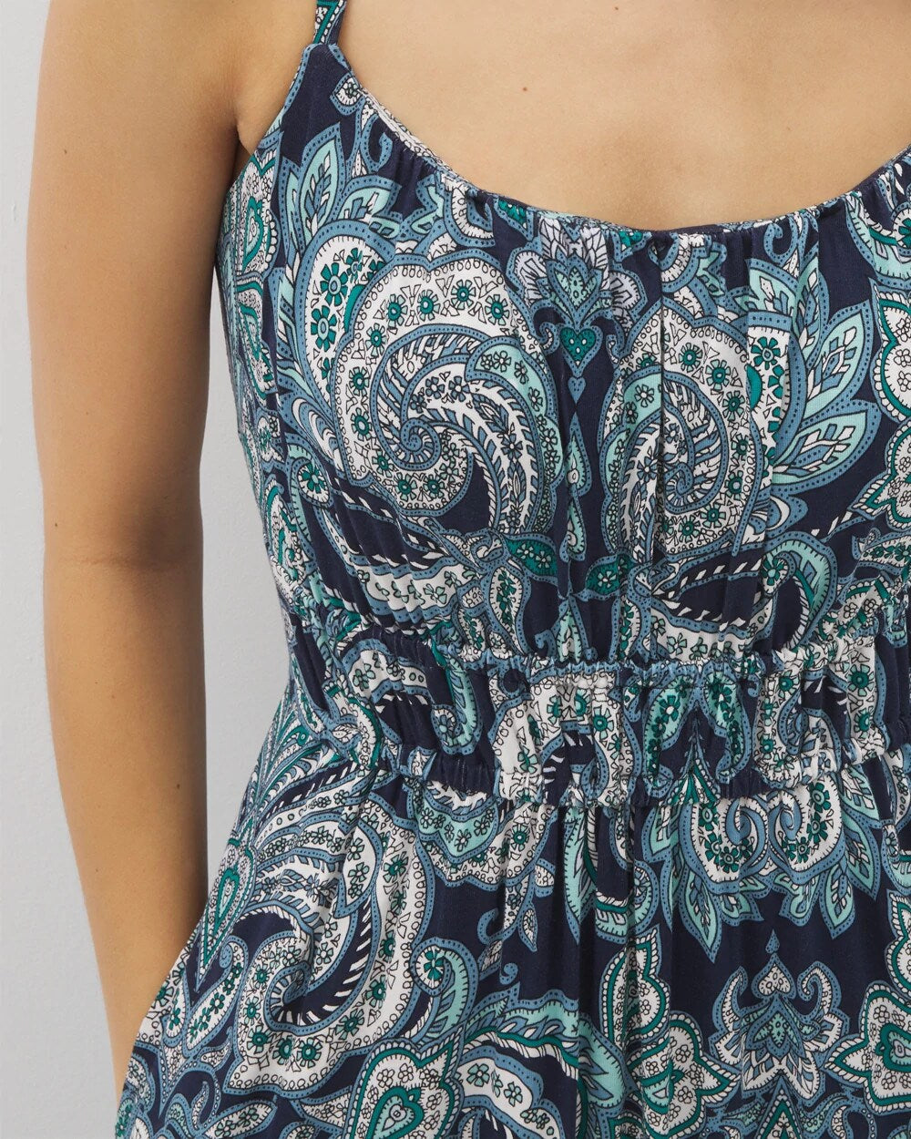 Soma / Paradiso Maxi Bra Dress SHOW OFF PAISLEY NAVY