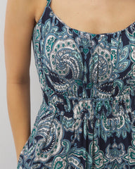 Soma / Paradiso Maxi Bra Dress SHOW OFF PAISLEY NAVY