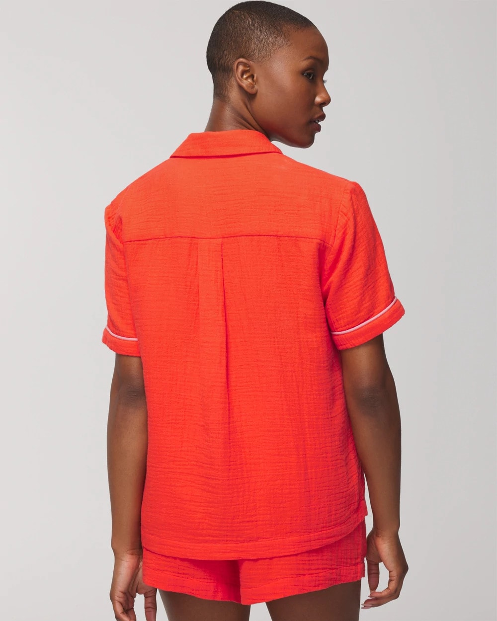 Soma / Short-Sleeve Pajama Top ISLAND GUAVA