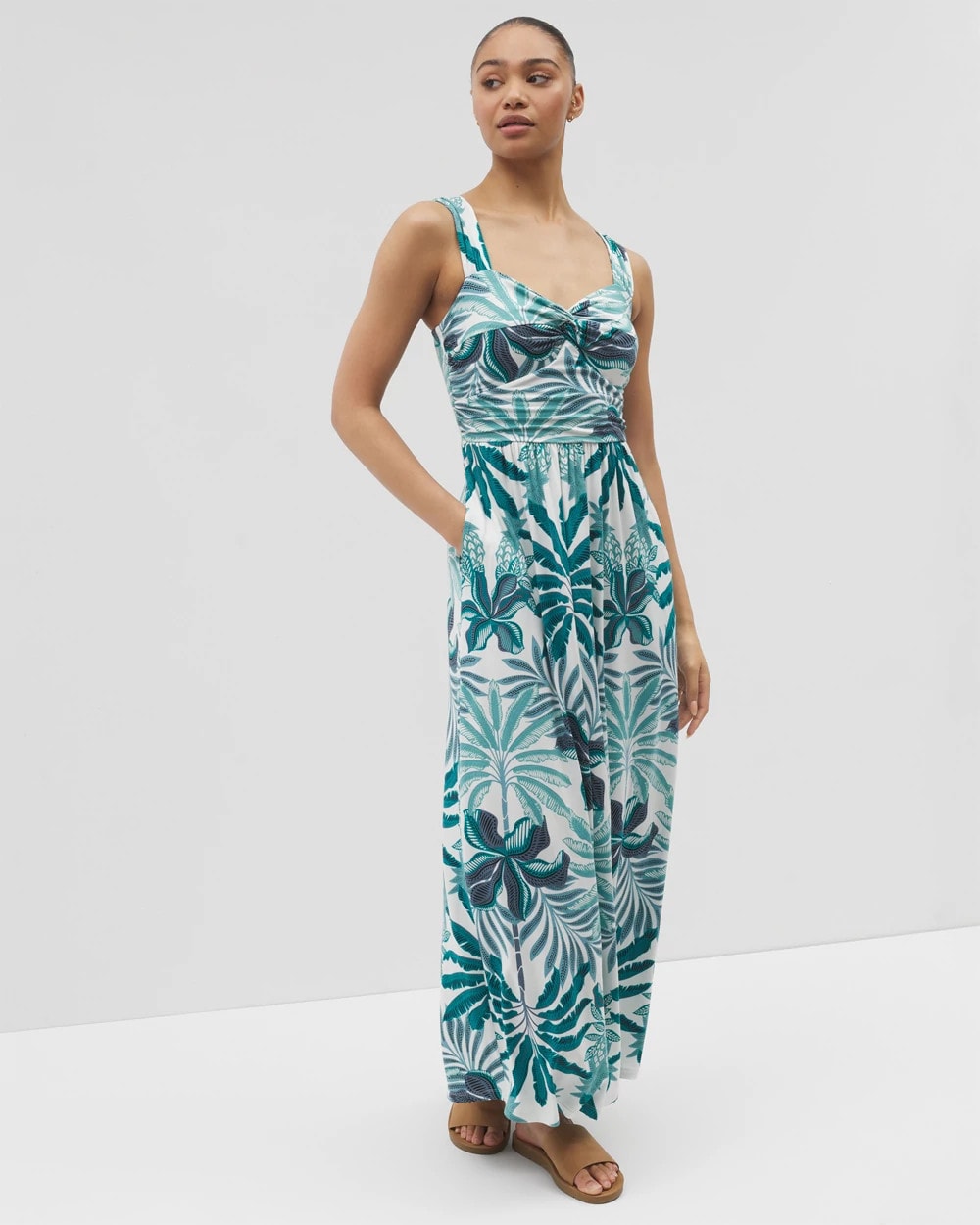 Soma / Bahia Maxi Bra Dress TROPIC TWIST ALLOVER