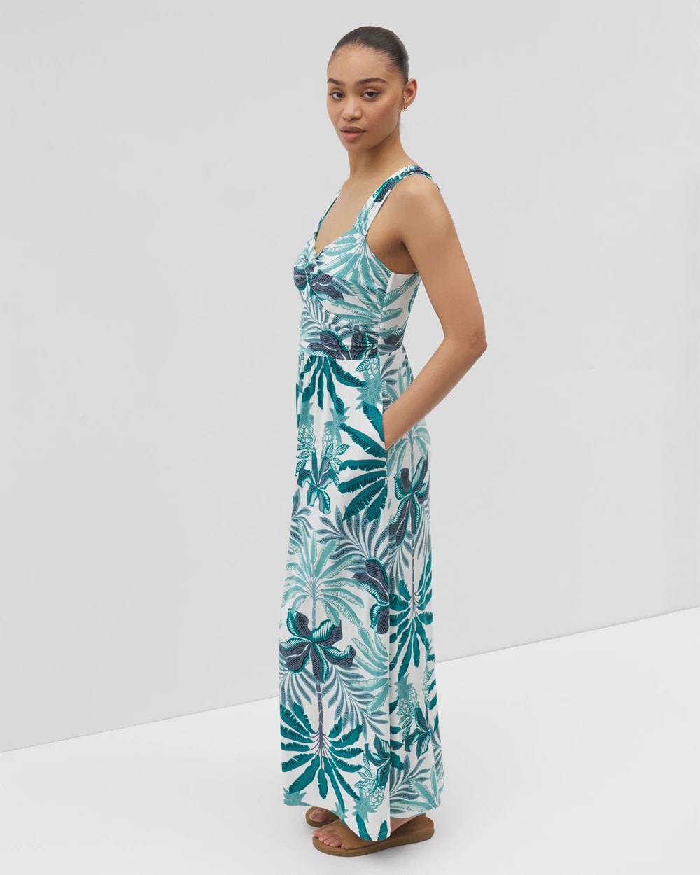 Soma / Bahia Maxi Bra Dress TROPIC TWIST ALLOVER