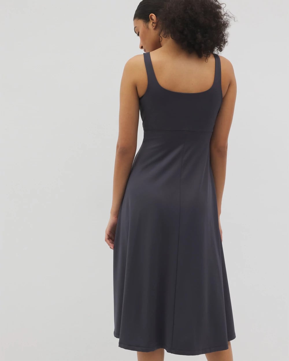 Soma / Lounge Square Neck Midi Dress POLAR NIGHT