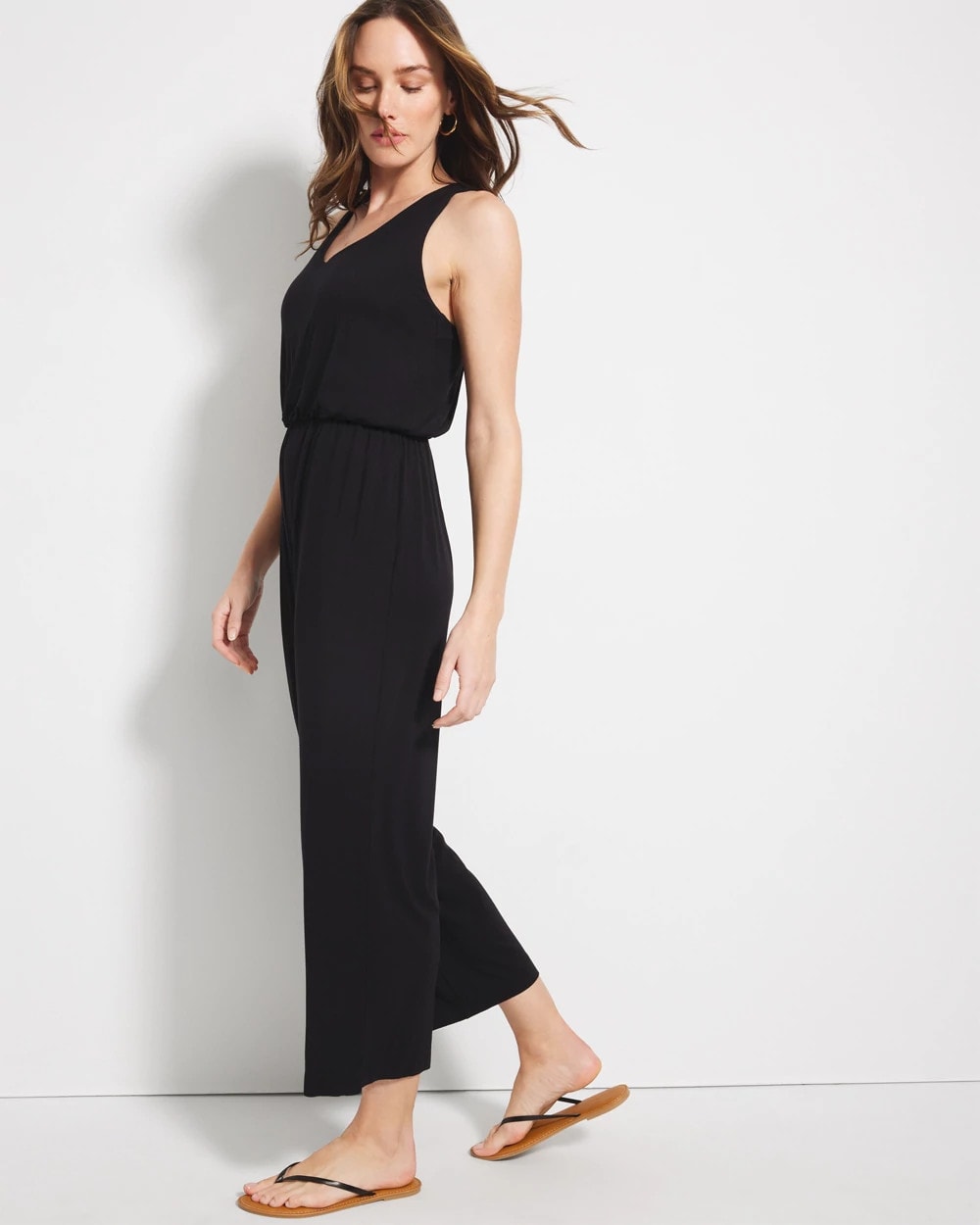 Soma / Soleil Ankle Jumpsuit BLACK