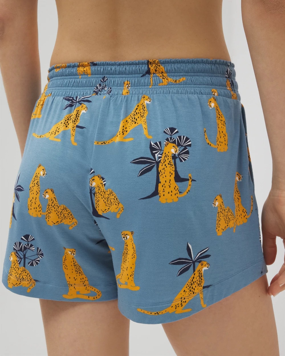 Soma / Pajama Shorts FELINE FUN BLUE HEAVEN