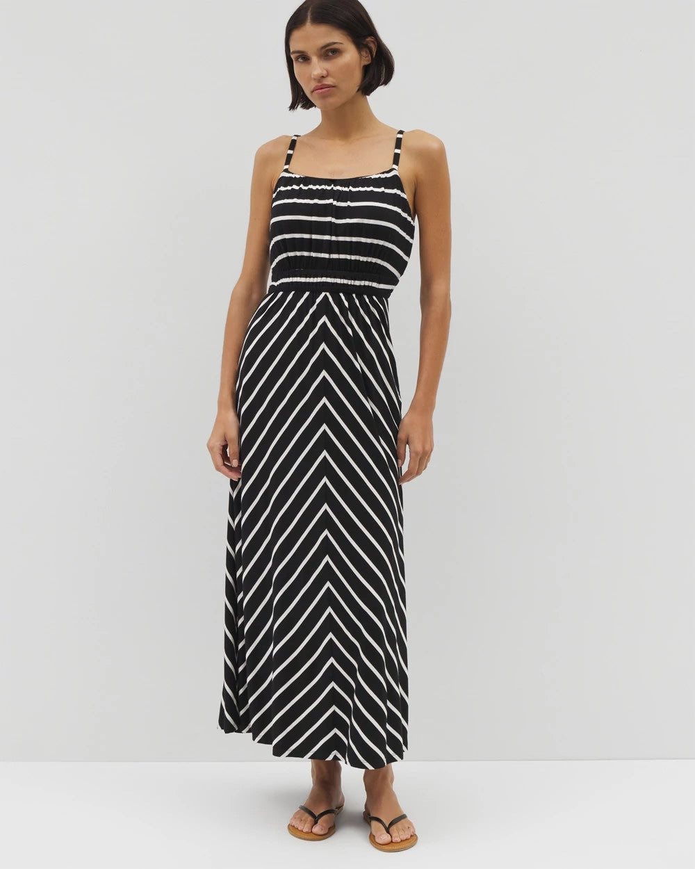 Soma / Soft Jersey Paradiso Midi Bra Dress FUNDAMENTAL BLACK COCO
