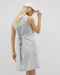Soma / Beach Cotton Short Dress BLUE HEAVEN STRIPE
