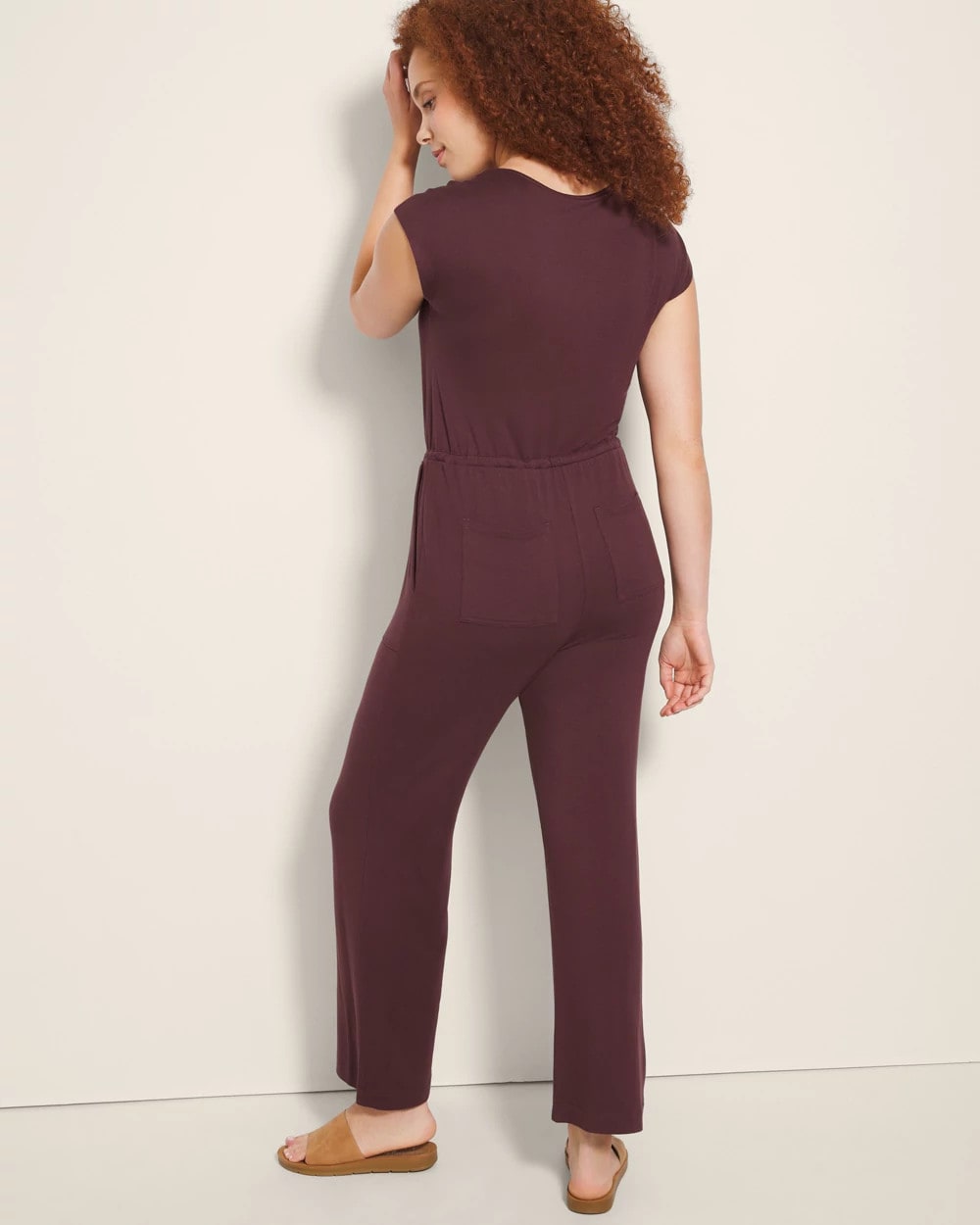 Soma / Wide-Leg Jumpsuit PINOT NOIR
