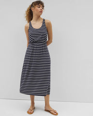 Soma / Lightweight Terry Lounge Midi Dress FUNDAMENTAL POLAR COCO