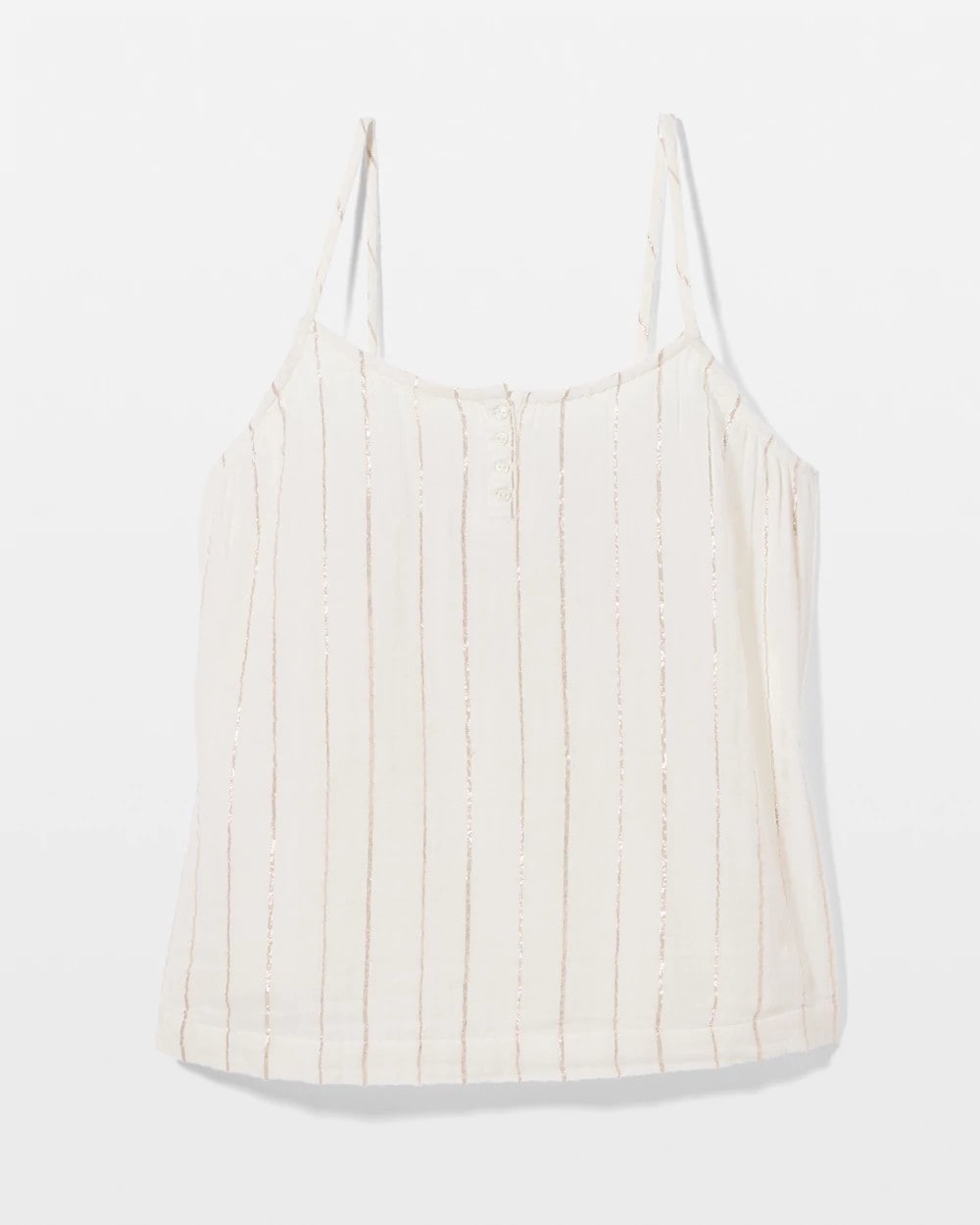 Soma / Cotton Gauze Pajama Cami CHAMPAGNE STRIPE