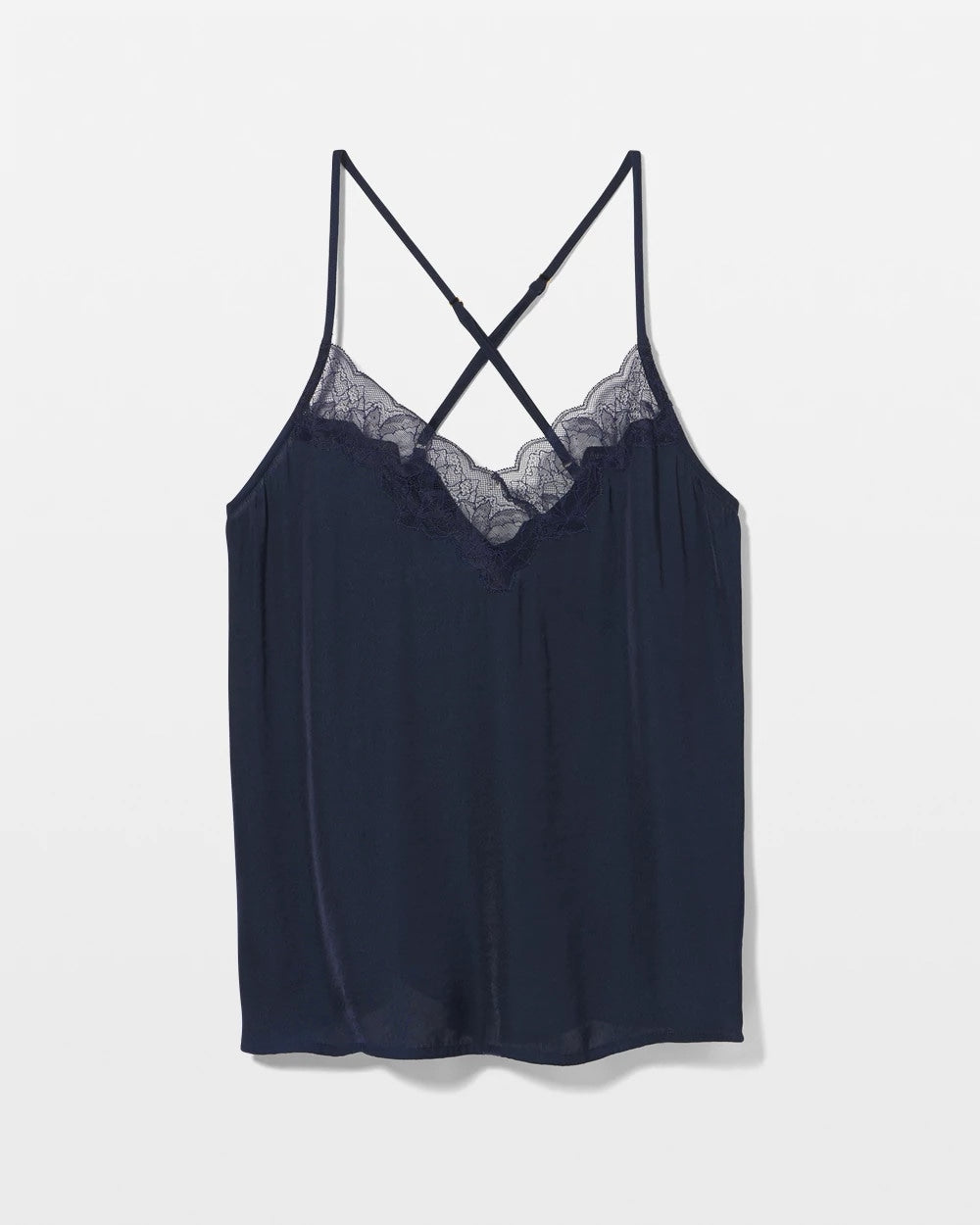 Soma / Lace Trim Pajama Cami NIGHTFALL NAVY