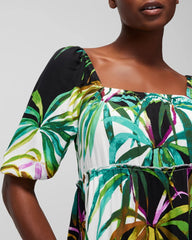 Soma / Tiered Short Bra Dress BUNGALOW PALMS COCONUT