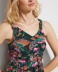 Soma / Midi Bra Dress PARROT-ISE LUSH EMERALD