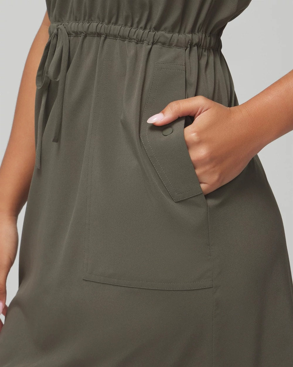 Soma / Tank Cargo Dress DARK GRAY OLIVE