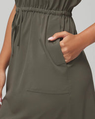 Soma / Tank Cargo Dress DARK GRAY OLIVE