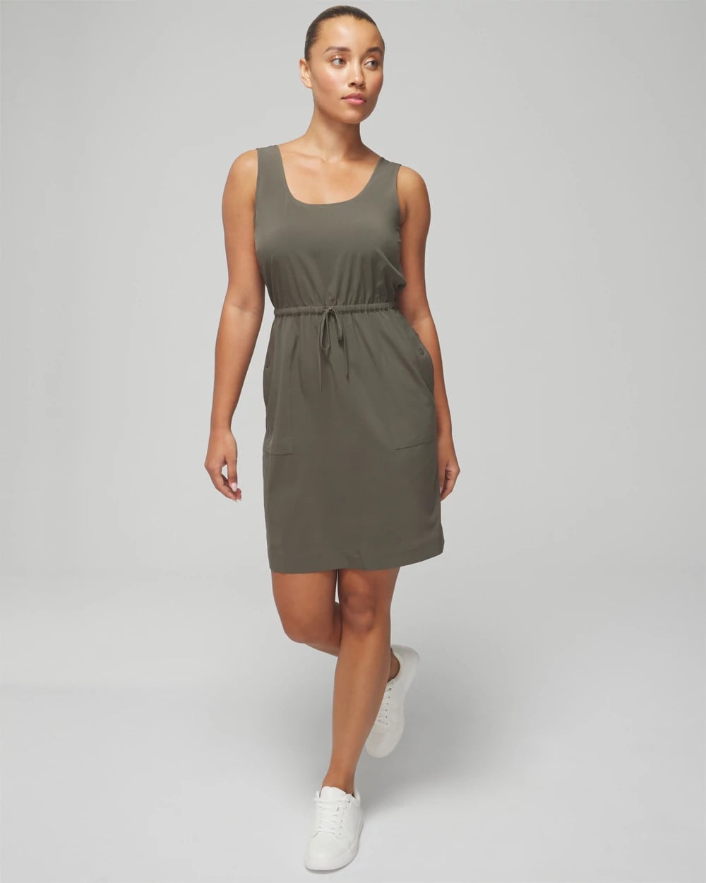 Soma / Tank Cargo Dress DARK GRAY OLIVE