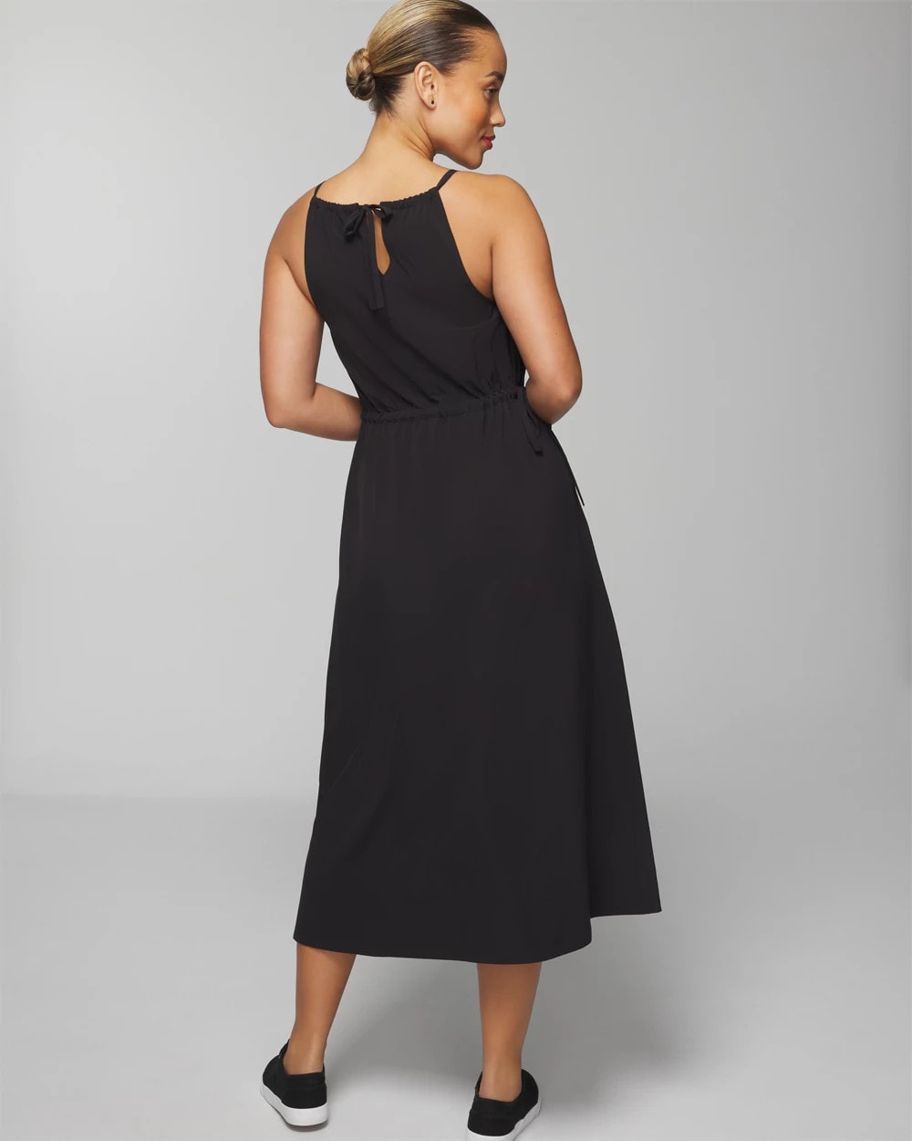 Soma / Relaxed Travel Bra Dress BLACK