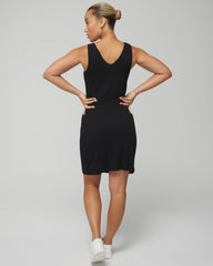 Soma / V-Neck Sneaker Dress BLACK