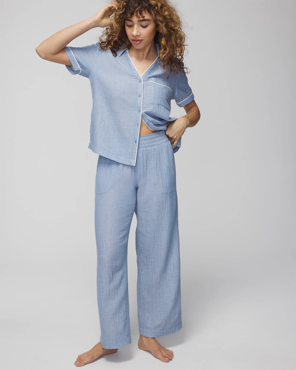 Soma / Pajama Pants CROSSDYE VINTAGE INDIGO