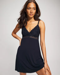 Soma / Soft Support Lace Chemise NIGHTFALL NAVY