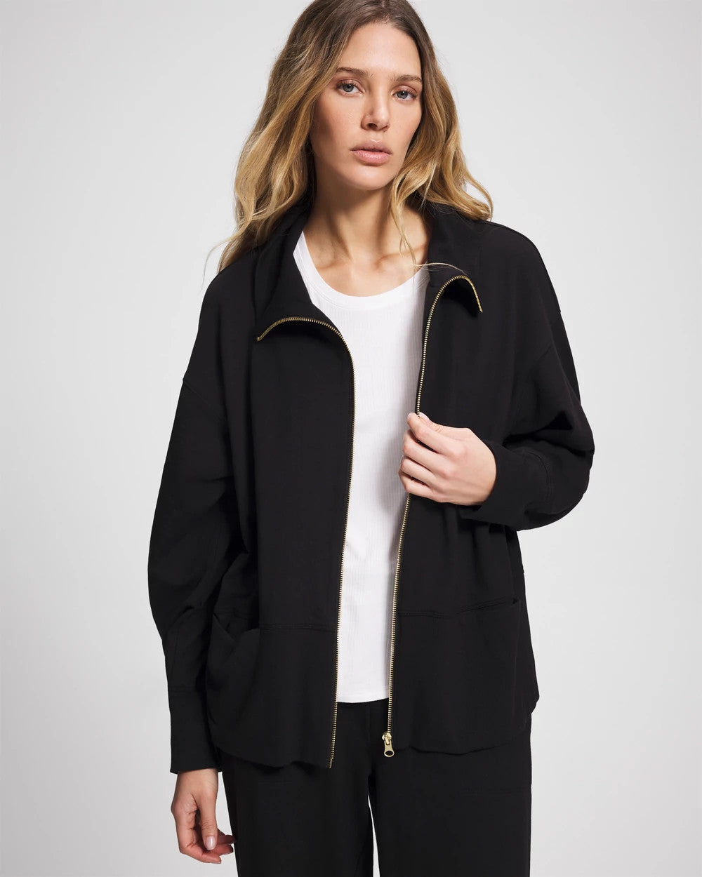 Soma / Essential Terry Jacket BLACK