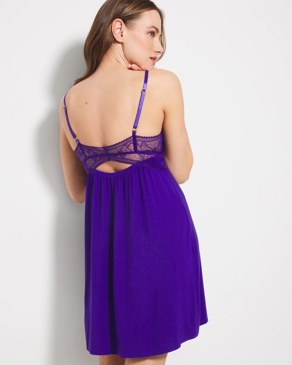 Soma / Soft Support Lace Chemise PASSIONFLOWER