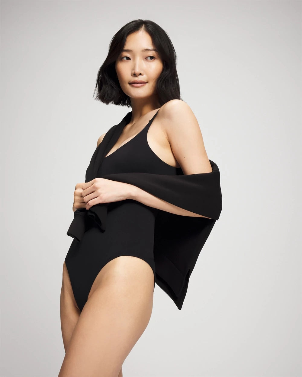 Soma / Light Seamless Bodysuit BLACK