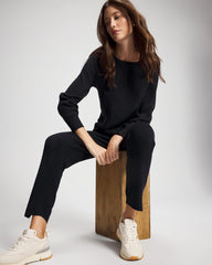 Soma / Shimmer Cable Knit Sweater MIDNIGHT SKIES